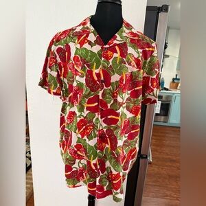 🌴Bernie Dexter Anthurium Floral Shirt Top Matching